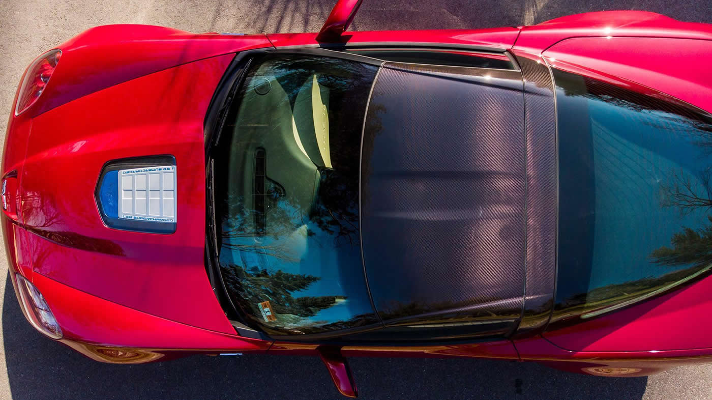 2013 Corvette ZR1 in Crystal Red Metallic