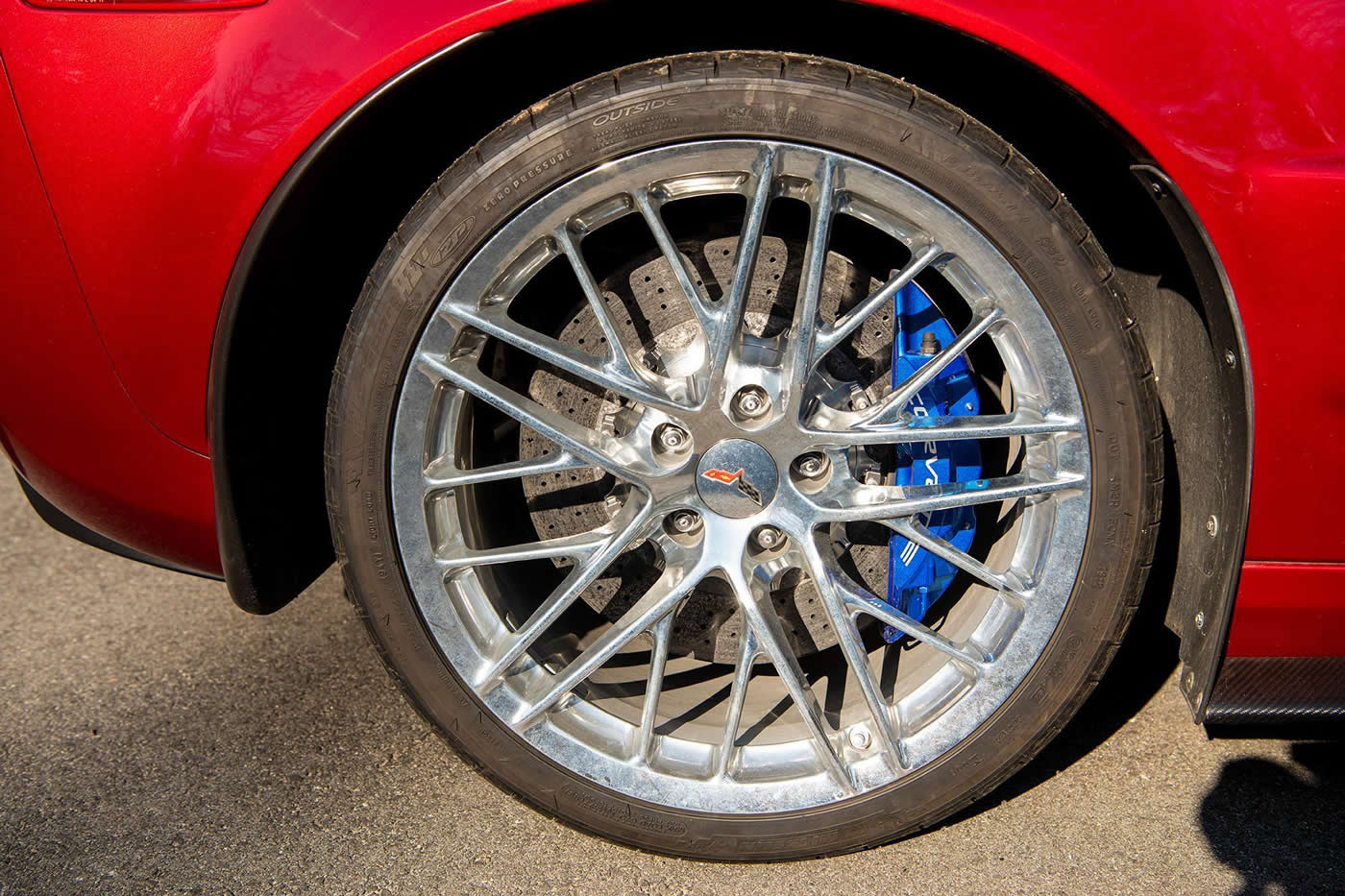 2013 Corvette ZR1 in Crystal Red Metallic