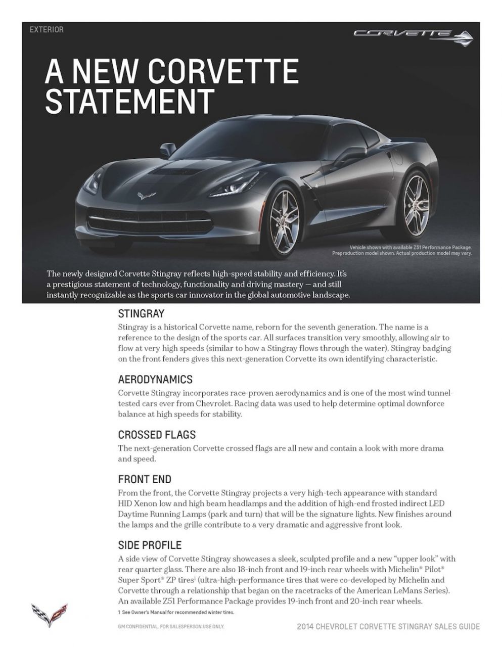 2014 C7 Corvette Stingray Sales Guide - Page3