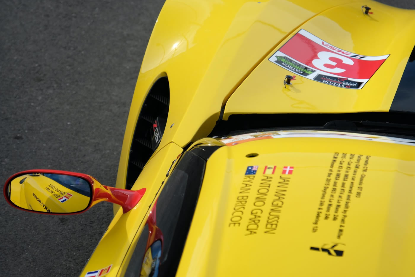 2014 Chevrolet Corvette C7.R GT Factory Race Car Number 003