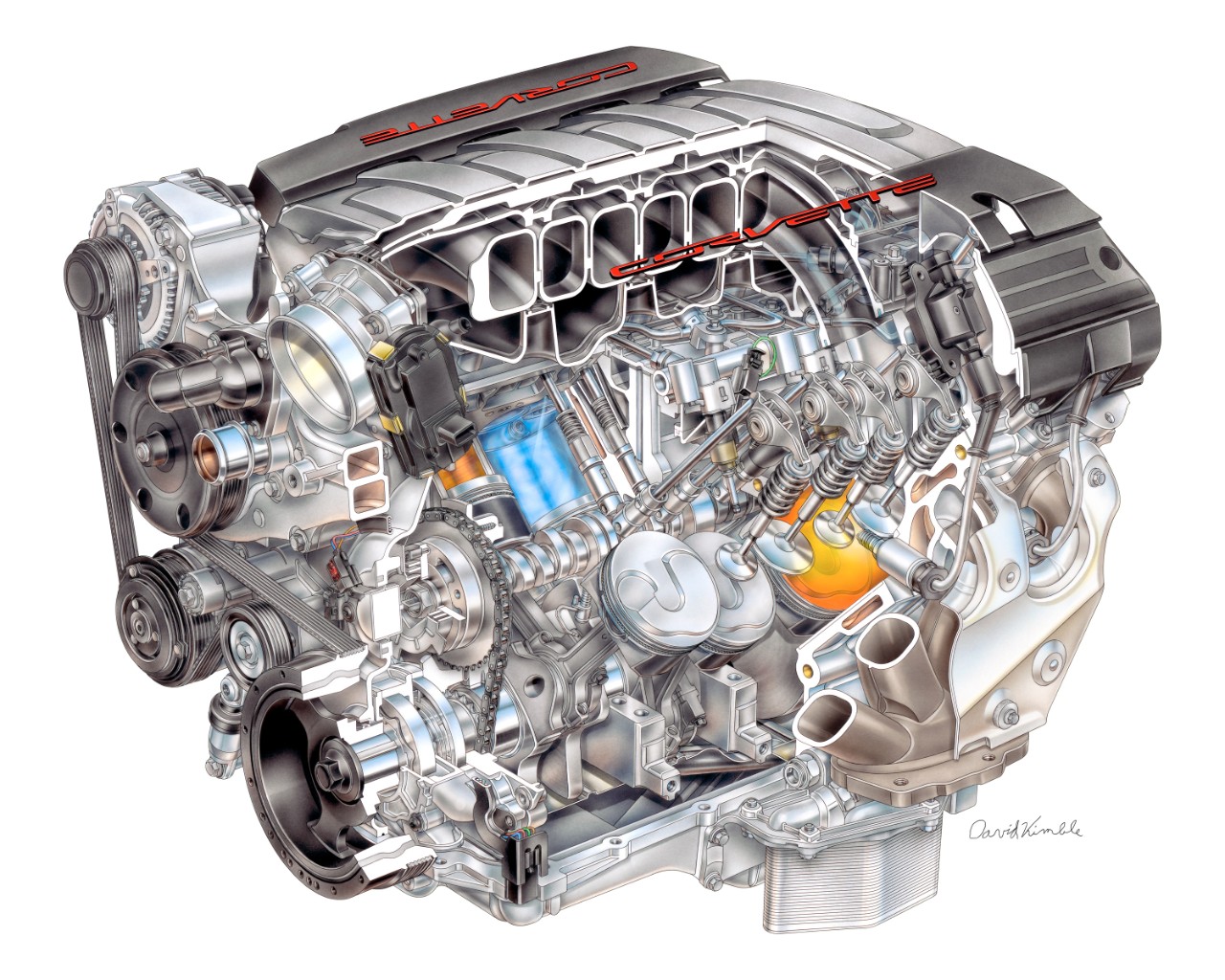 2014 Corvette Stingray LT1 Engine