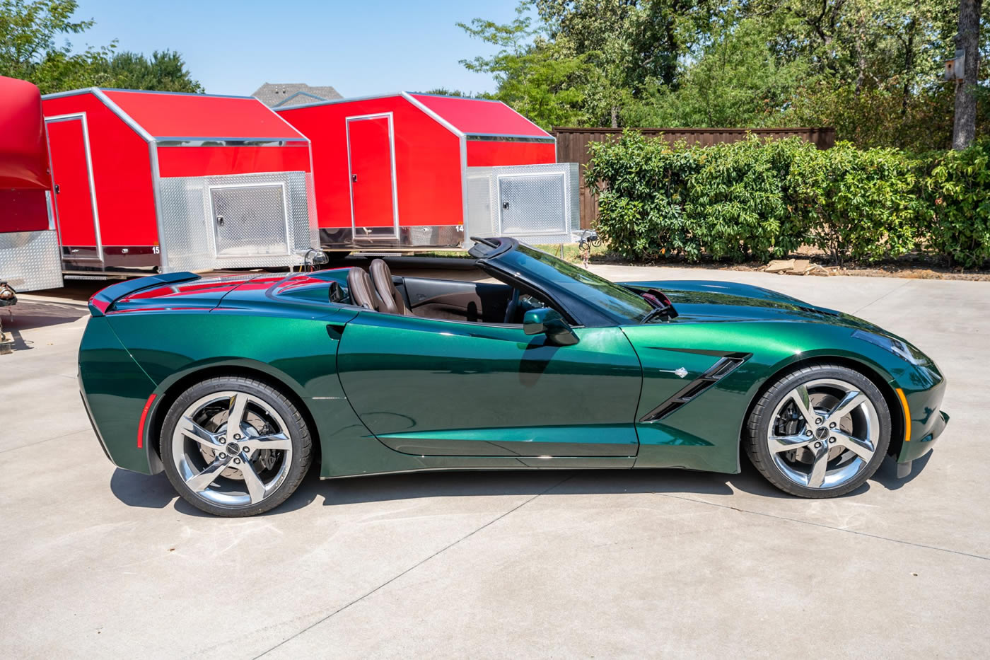 2014 Corvette Stingray Premiere Edition Convertible in Lime Rock Green Metallic