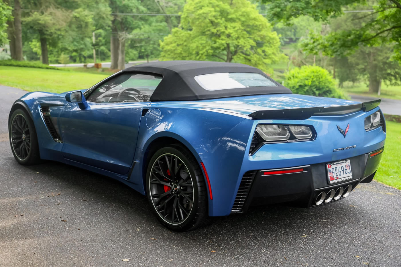 2015 Corvette Z06 2LZ Convertible in Laguna Blue Metallic