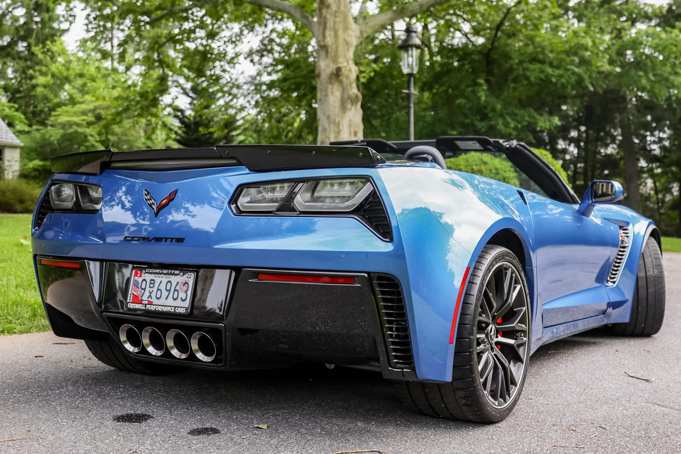 2015 Corvette Z06 2LZ Convertible in Laguna Blue Metallic