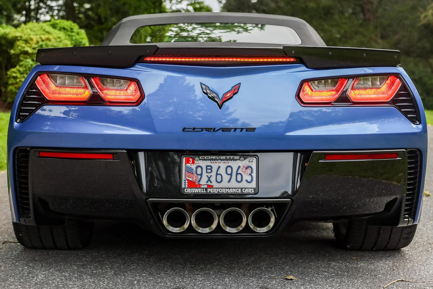 2015 Corvette Z06 2LZ Convertible in Laguna Blue Metallic