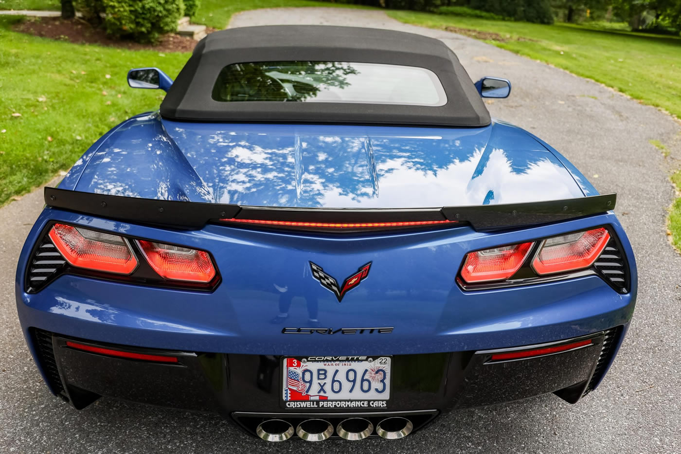 2015 Corvette Z06 2LZ Convertible in Laguna Blue Metallic