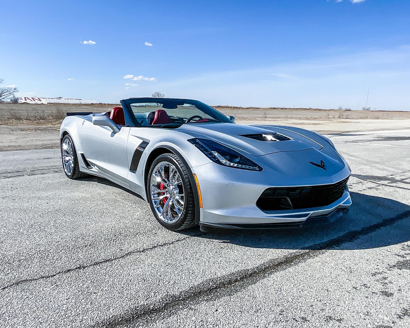 2015 Corvette Z06 Convertible in Blade Silver Metallic