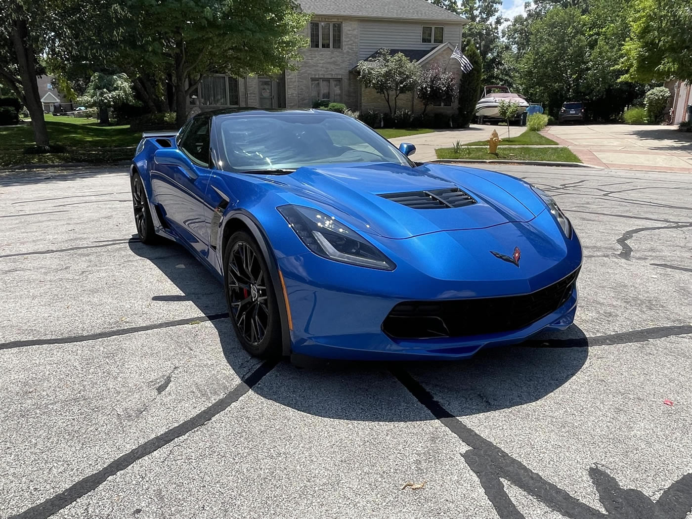 2015 Corvette Z06 Coupe 3LZ in Laguna Blue Metallic