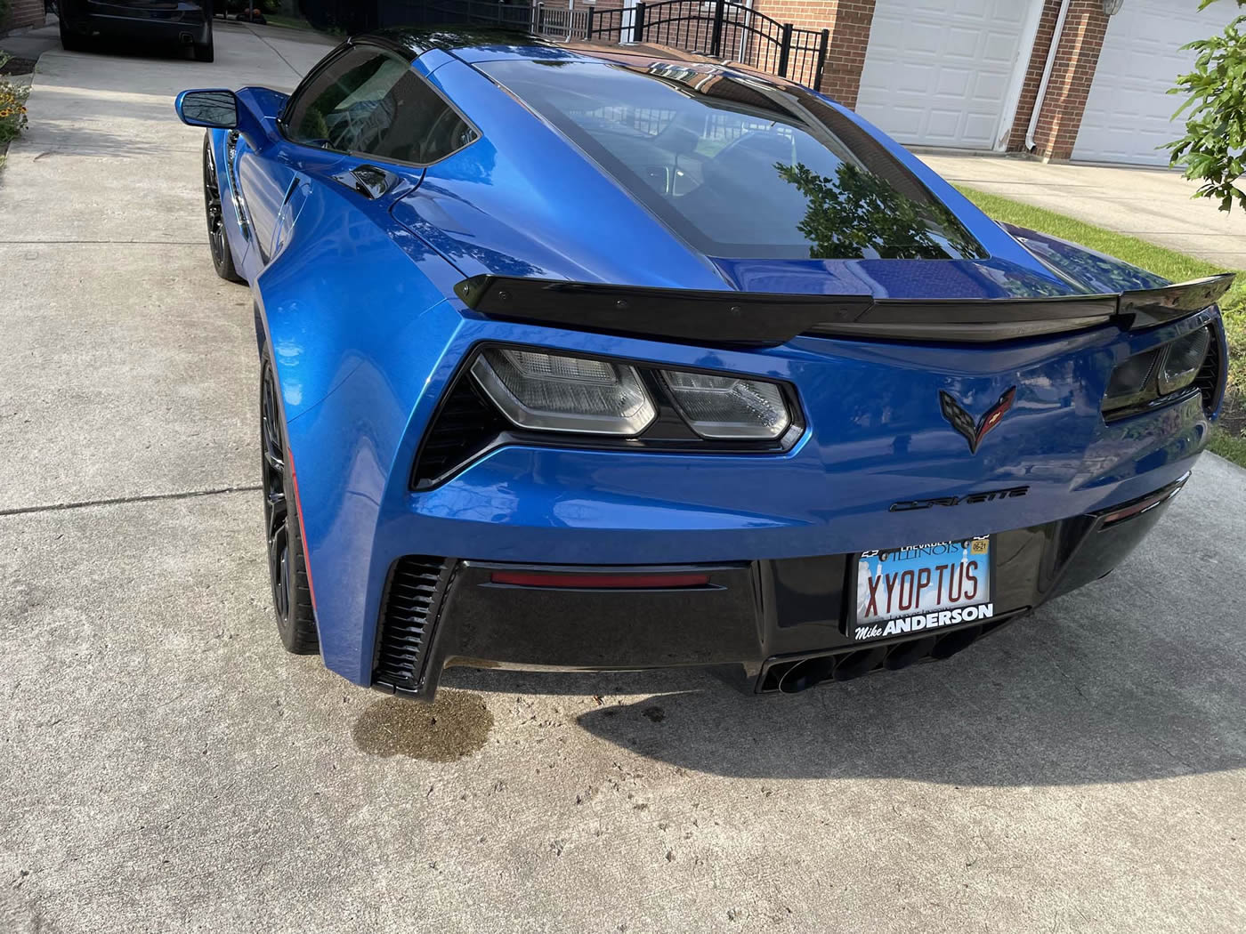 2015 Corvette Z06 Coupe 3LZ in Laguna Blue Metallic