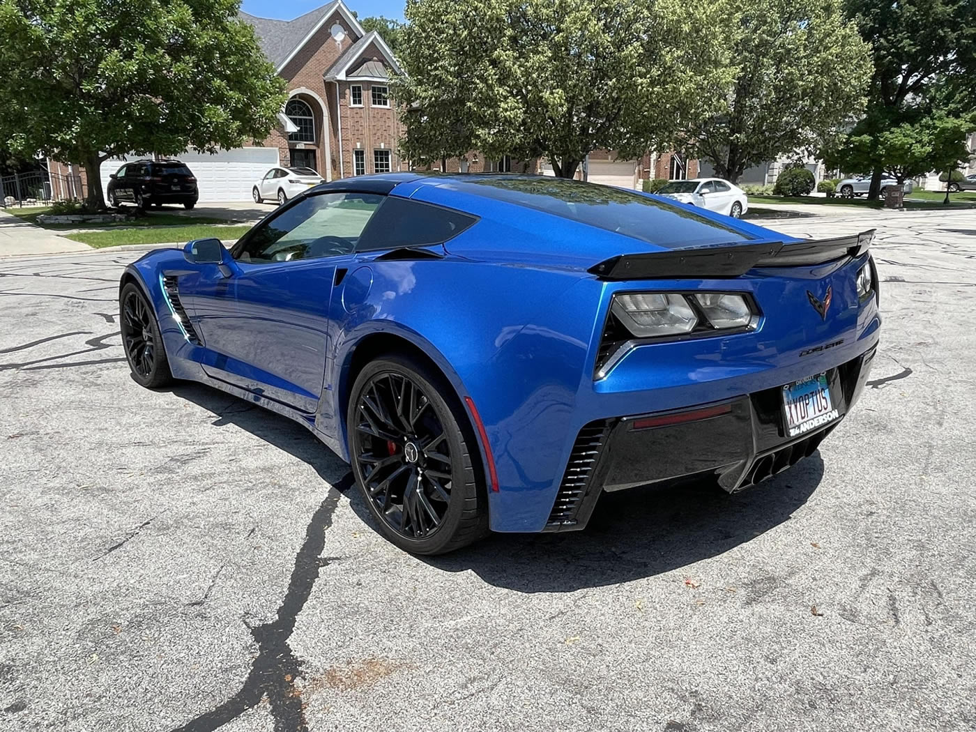 2015 Corvette Z06 Coupe 3LZ in Laguna Blue Metallic