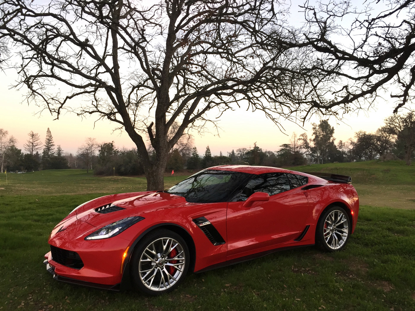 2015 Corvette Z06 Coupe 3LZ Z07 7-Speed in Torch Red