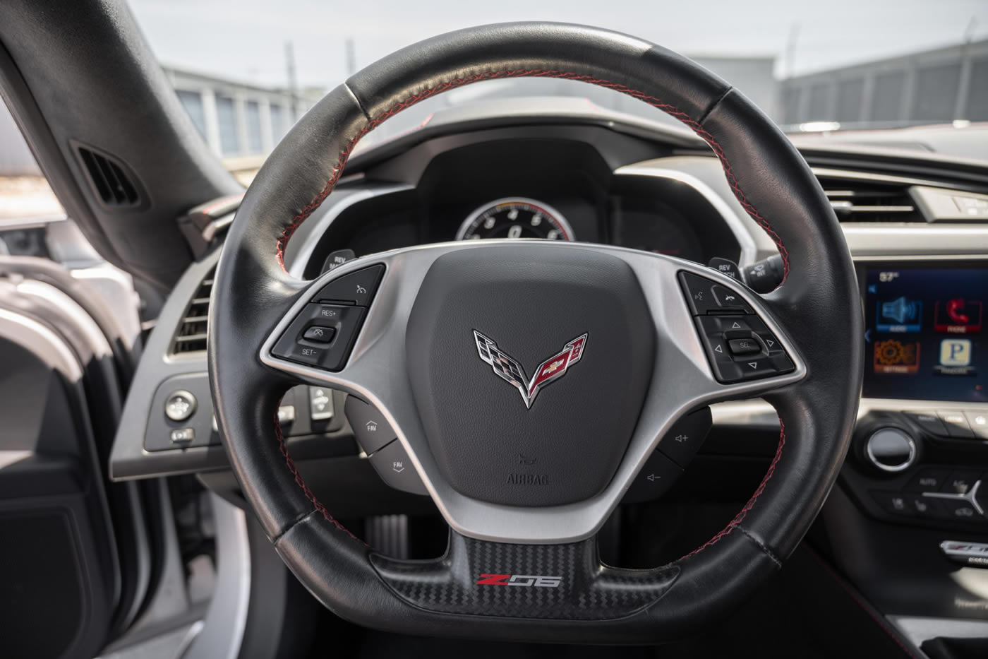 2016 Corvette Z06 Convertible 3LZ 7-Speed in Blade Silver Metallic