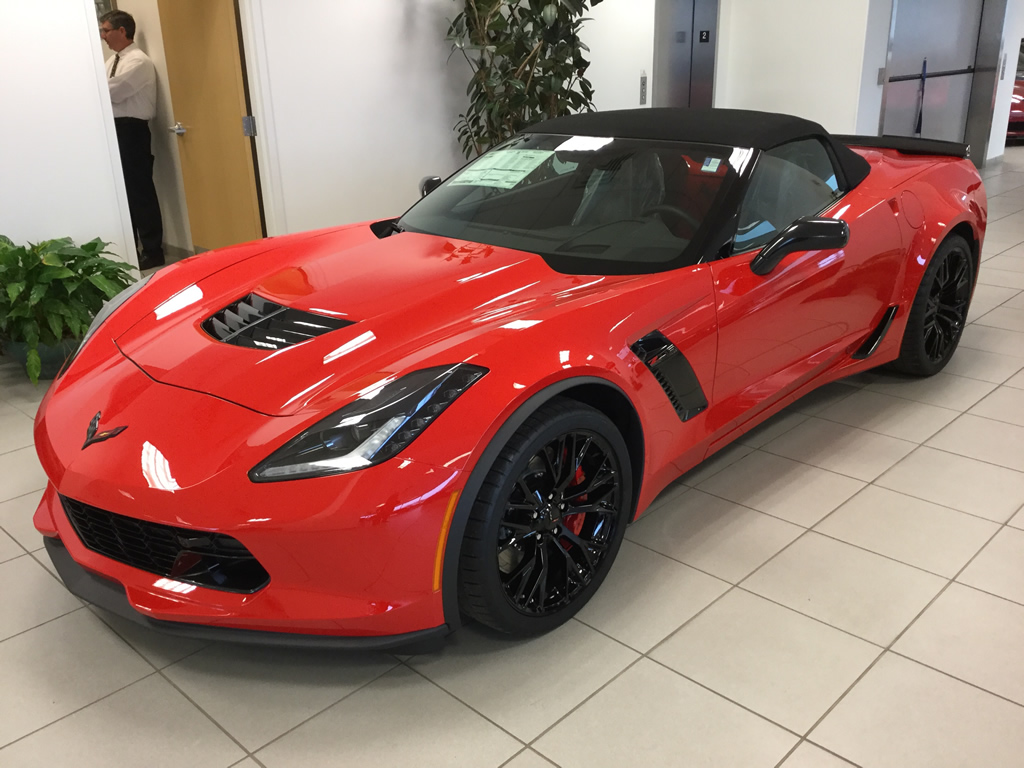 2016 Corvette Z06 Convertible in Torch Red