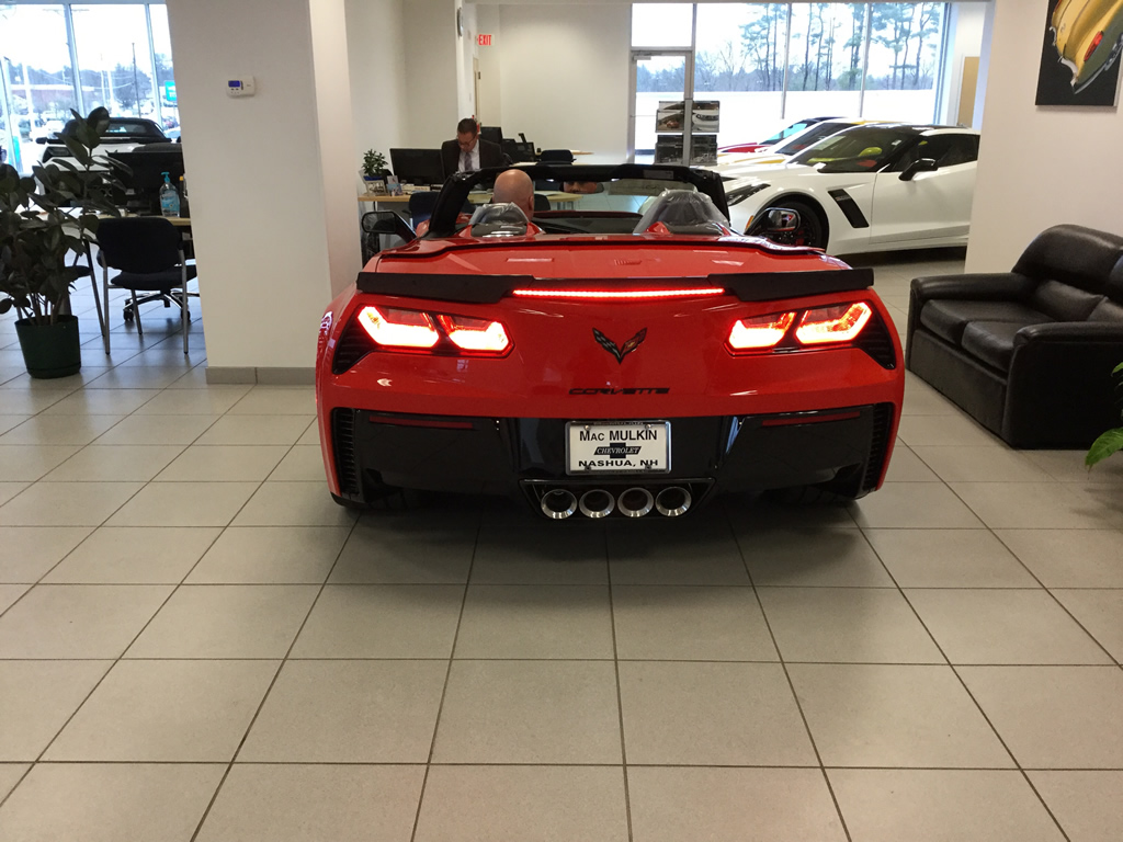 2016 Corvette Z06 Convertible in Torch Red