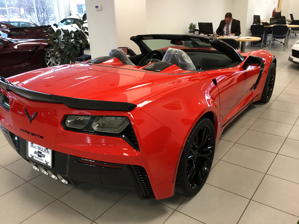 2016 Corvette Z06 Convertible in Torch Red