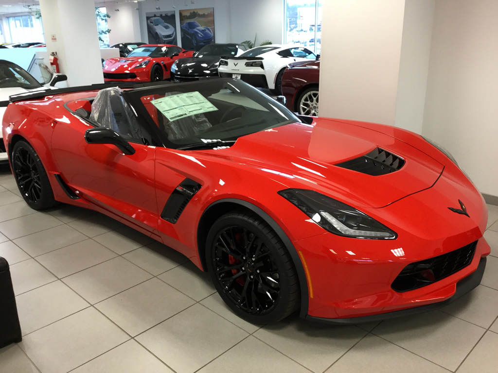 2016 Corvette Z06 Convertible in Torch Red