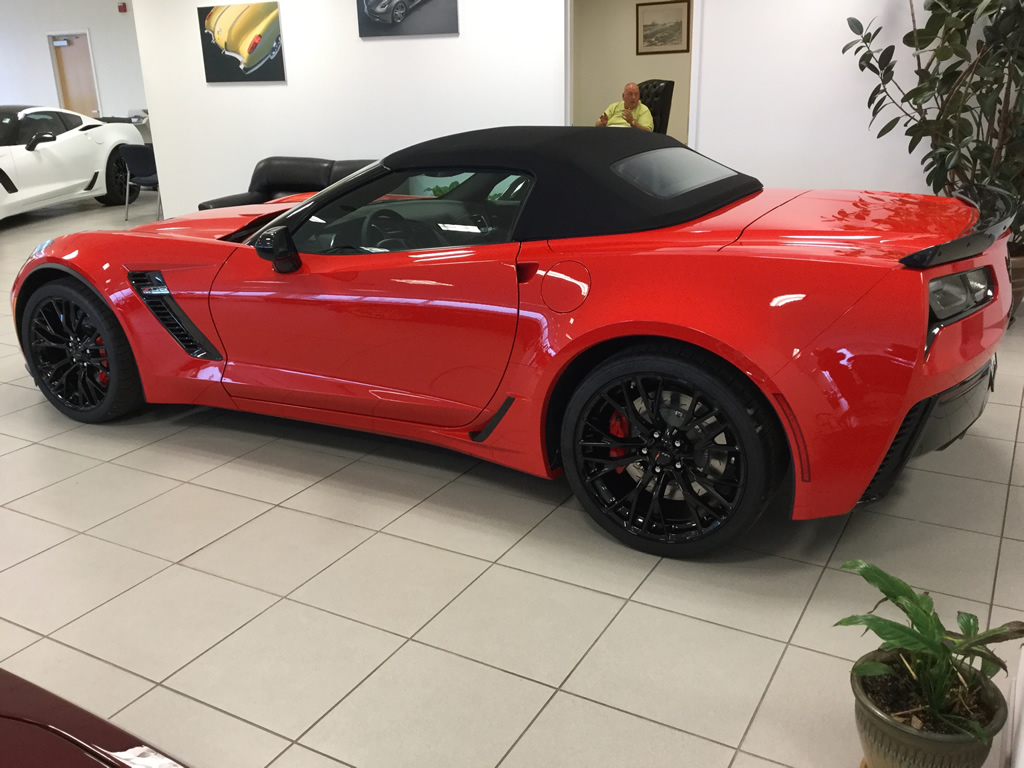 2016 Corvette Z06 Convertible in Torch Red