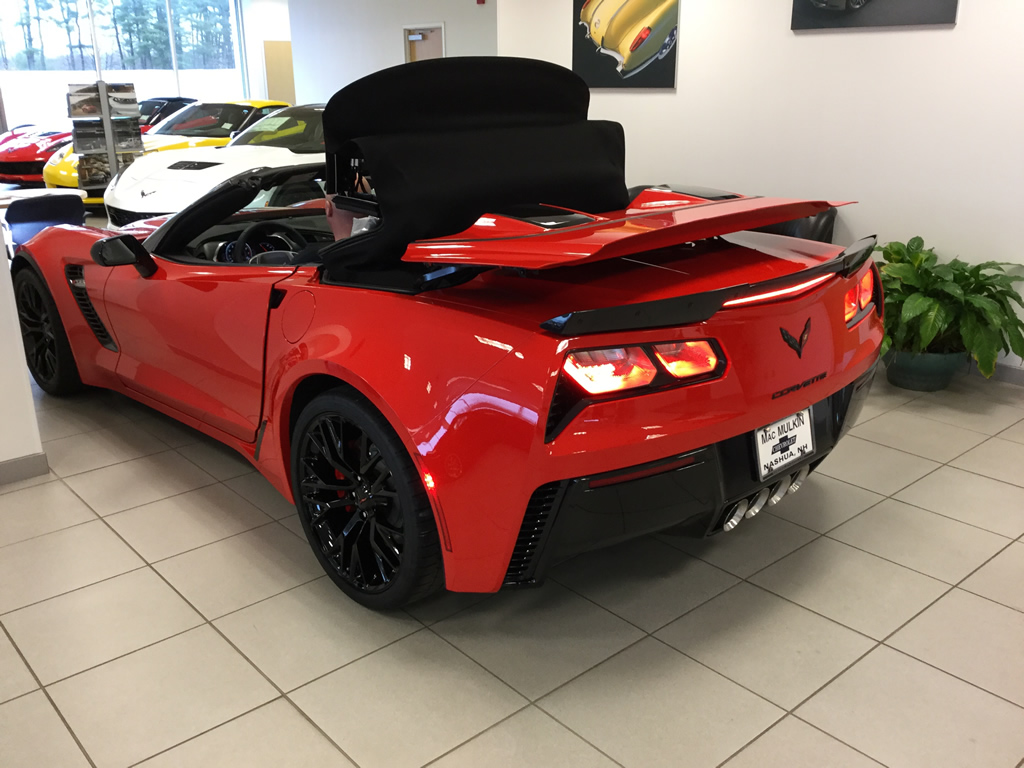 2016 Corvette Z06 Convertible in Torch Red