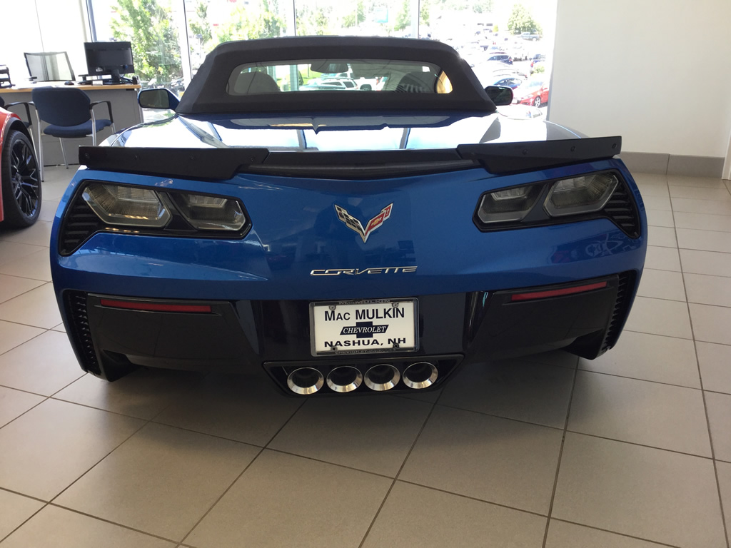 2016 Corvette Z06 Convertible - Laguna Blue Metallic