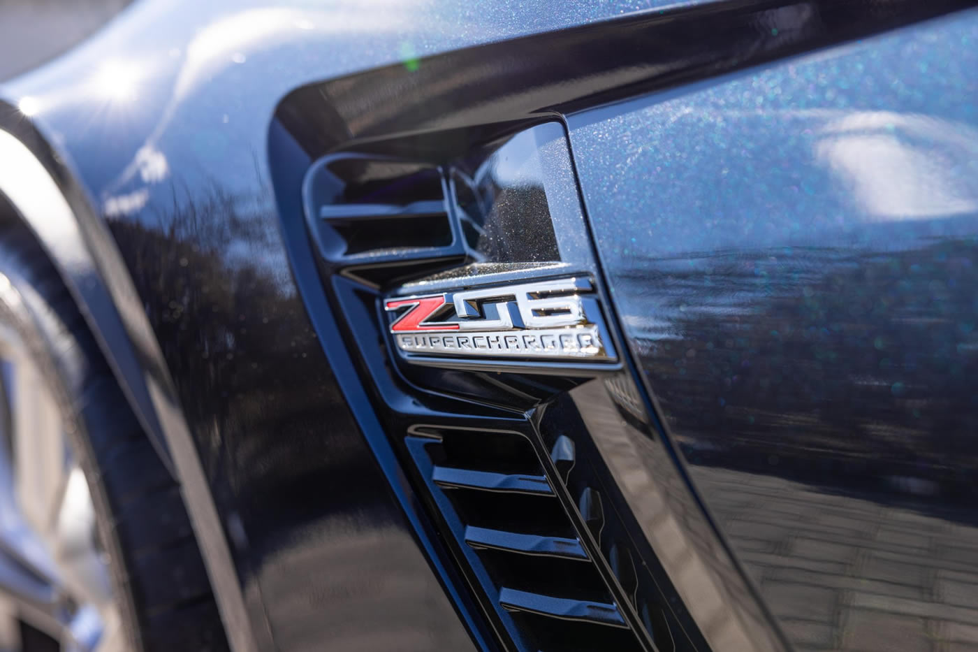 2016 Corvette Z06 Coupe 3LZ in Night Race Blue Metallic