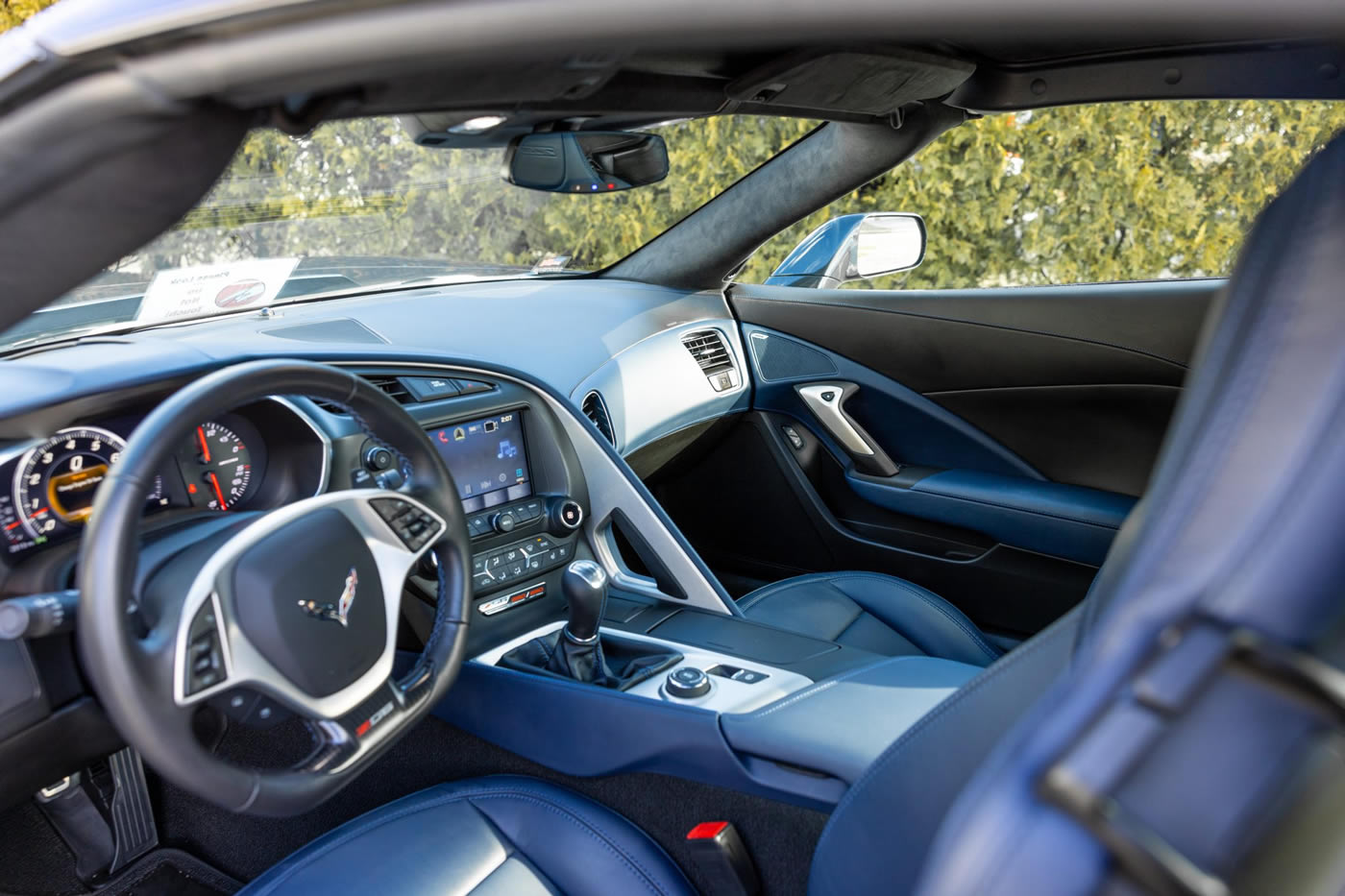 2016 Corvette Z06 Coupe 3LZ in Night Race Blue Metallic