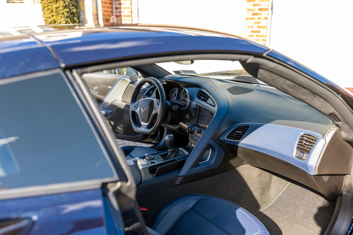 2016 Corvette Z06 Coupe 3LZ in Night Race Blue Metallic