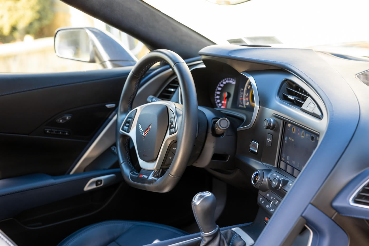 2016 Corvette Z06 Coupe 3LZ in Night Race Blue Metallic