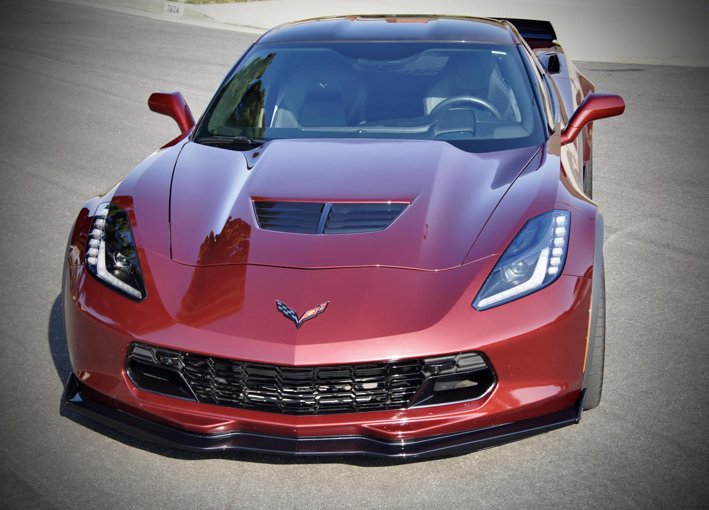 2016 Corvette Z06 Coupe in Long Beach Red Metallic Tintcoat
