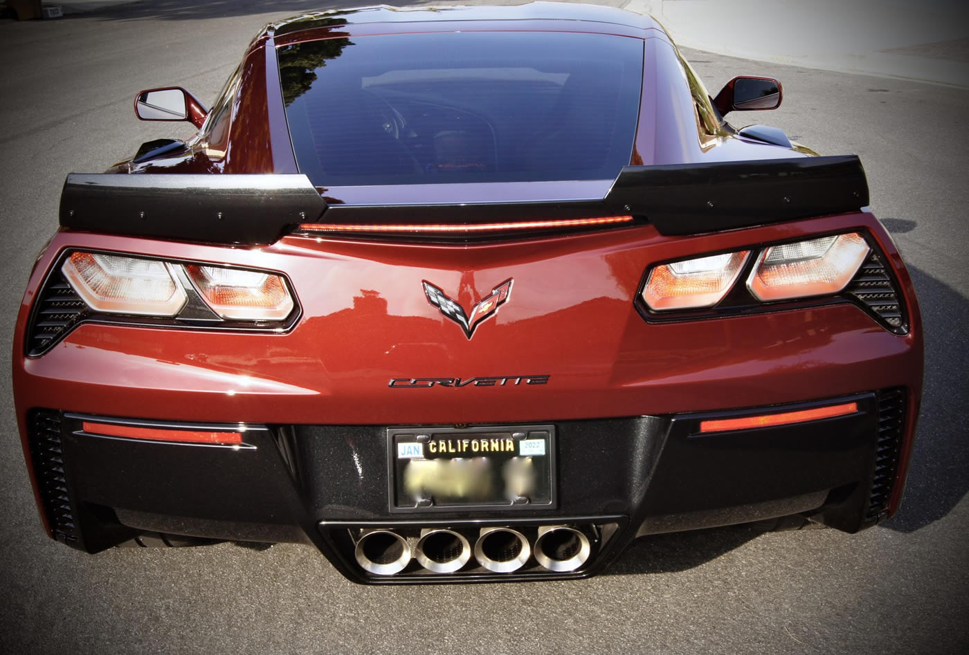 2016 Corvette Z06 Coupe in Long Beach Red Metallic Tintcoat