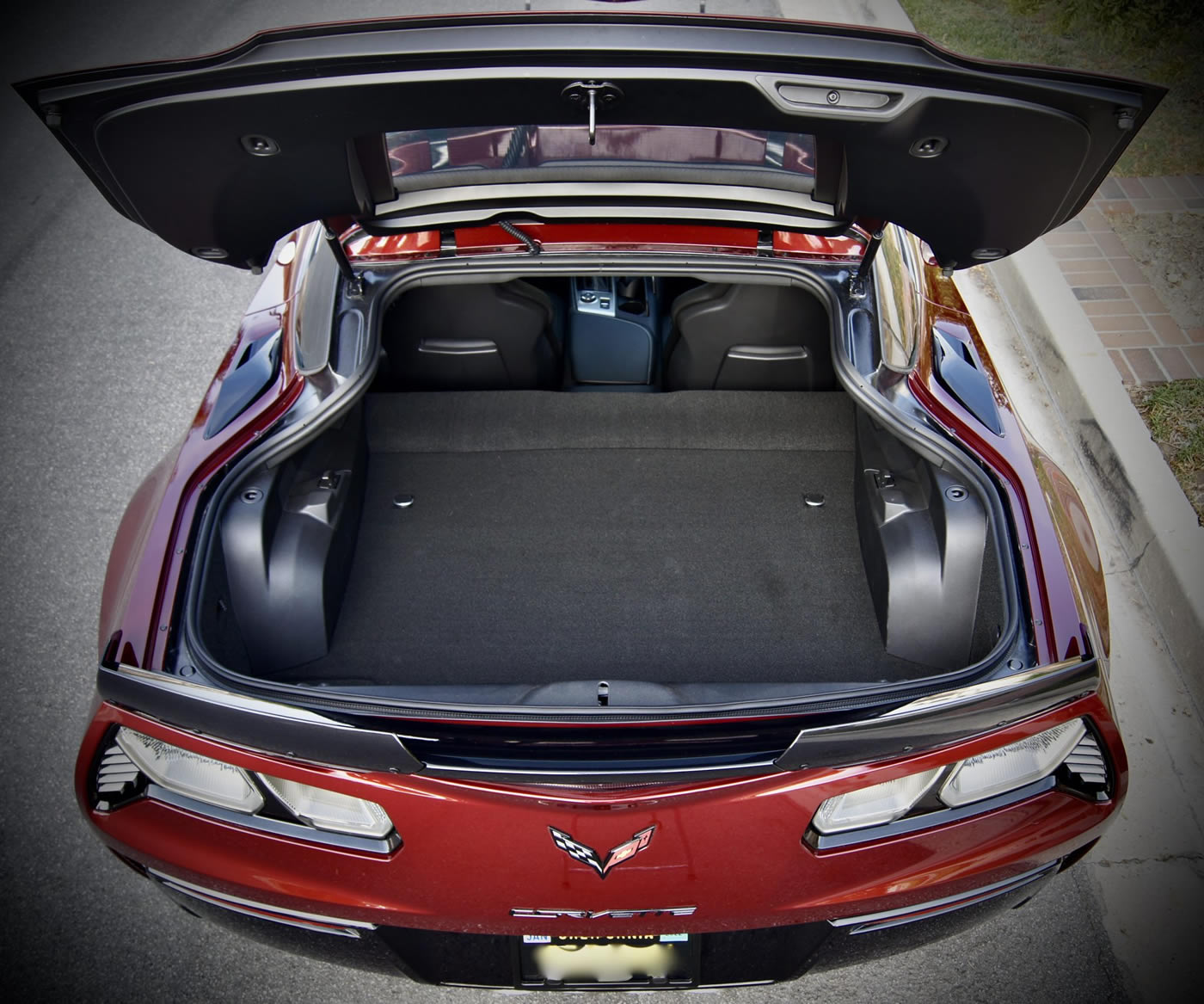 2016 Corvette Z06 Coupe in Long Beach Red Metallic Tintcoat