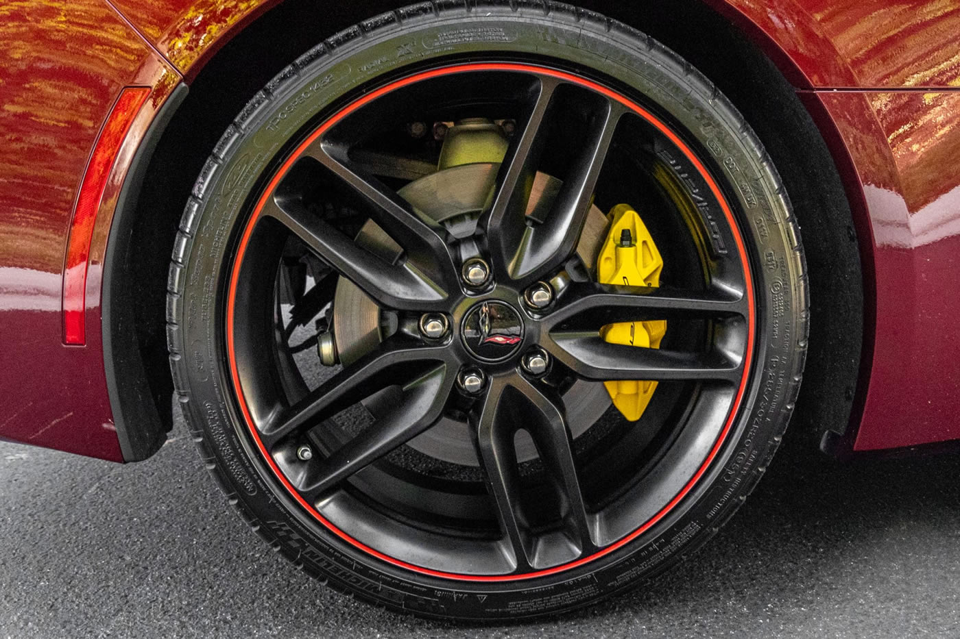 2017 Corvette Stingray Coupe in Long Beach Red Metallic