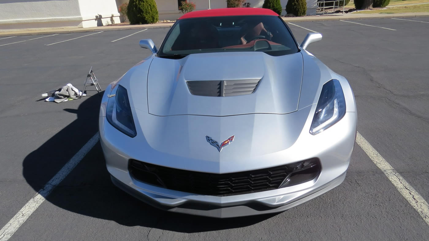 2017 Corvette Z06 3LZ Convertible in Blade Silver Metallic