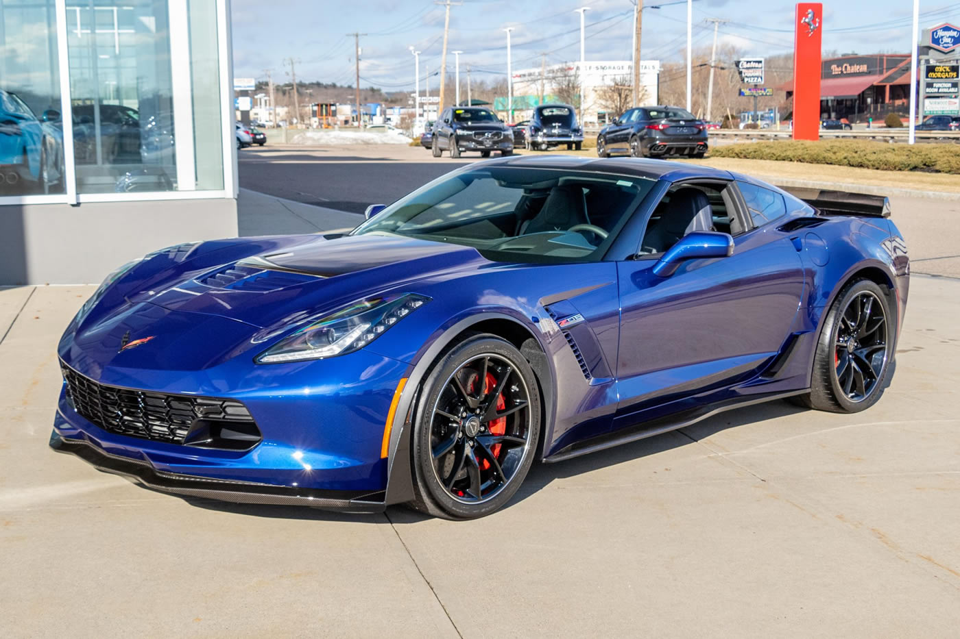 2017 Corvette Z06 Coupe 3LZ Z07 7-Speed in Admiral Blue Metallic