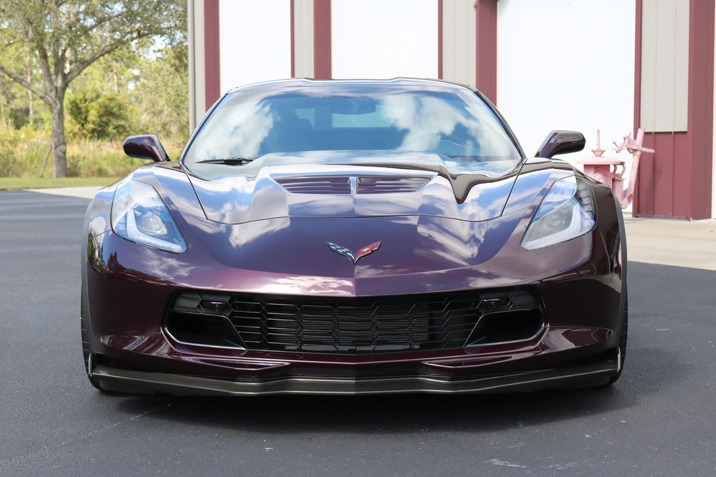 2017 Corvette Z06 Coupe in Black Rose Metallic