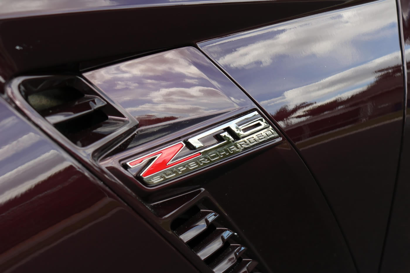 2017 Corvette Z06 Coupe in Black Rose Metallic