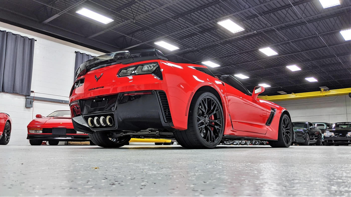 2017 Corvette Z06 Coupe in Torch Red and Z07 Package