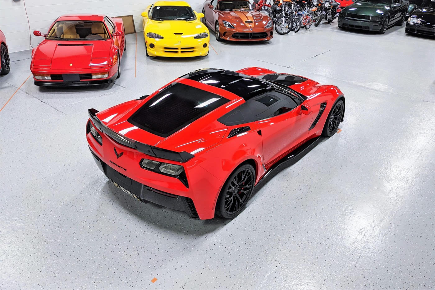 2017 Corvette Z06 Coupe in Torch Red and Z07 Package