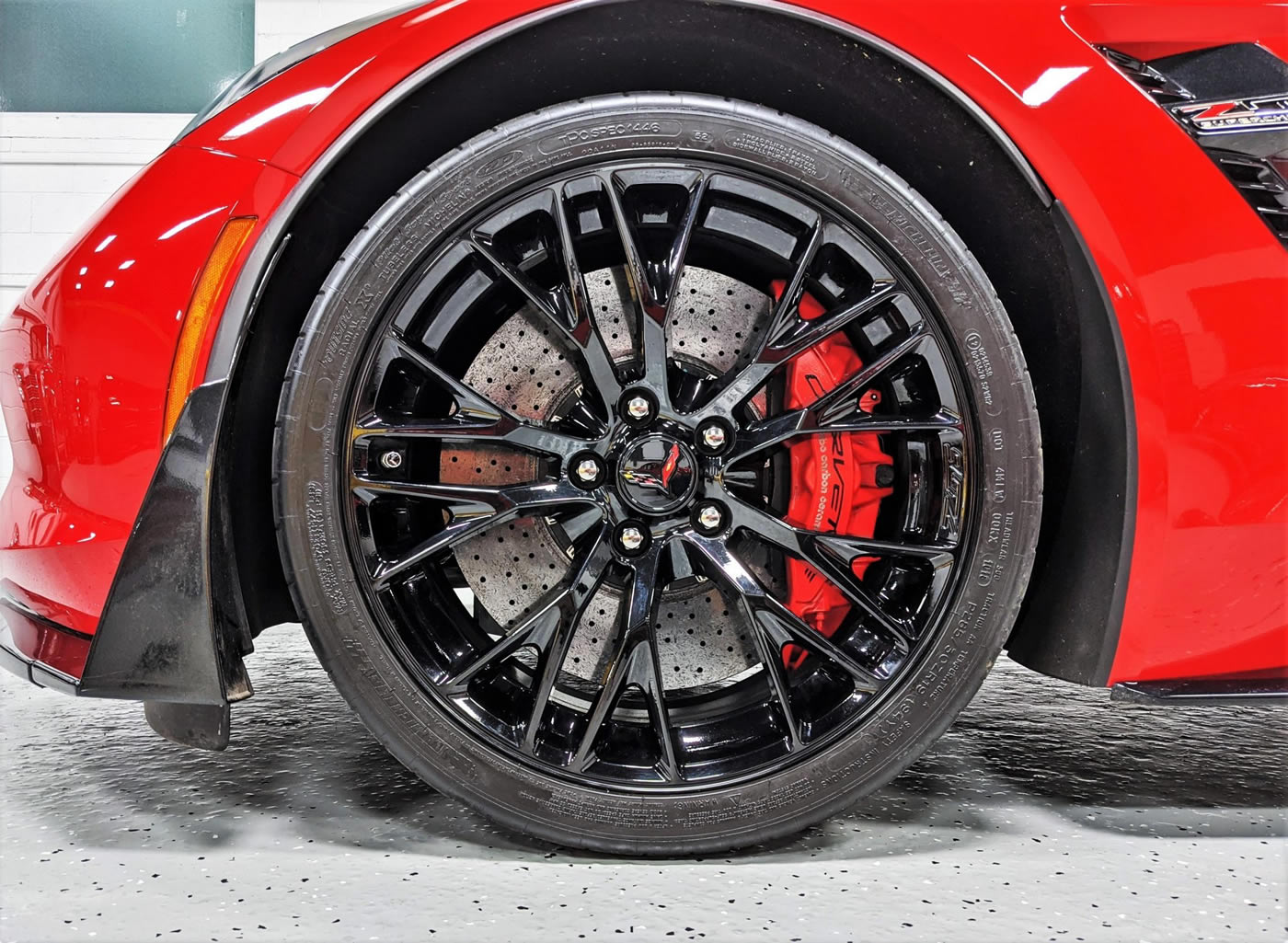 2017 Corvette Z06 Coupe in Torch Red and Z07 Package