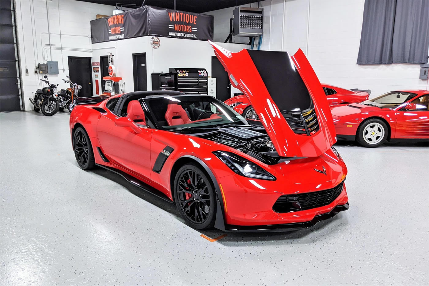 2017 Corvette Z06 Coupe in Torch Red and Z07 Package