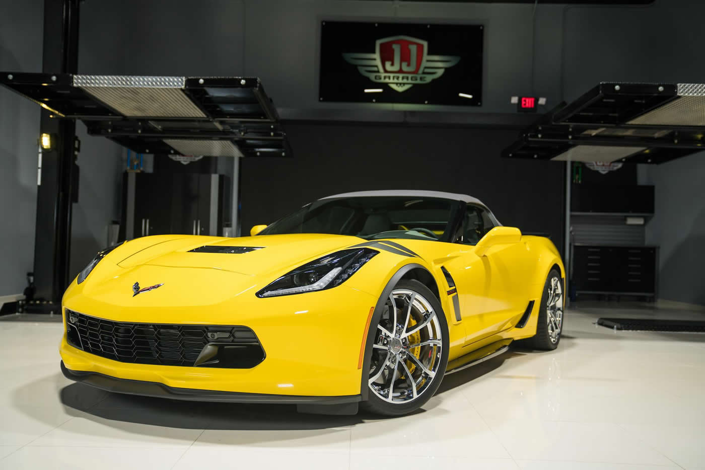 2019 Corvette Grand Sport Convertible in Corvette Racing Yellow