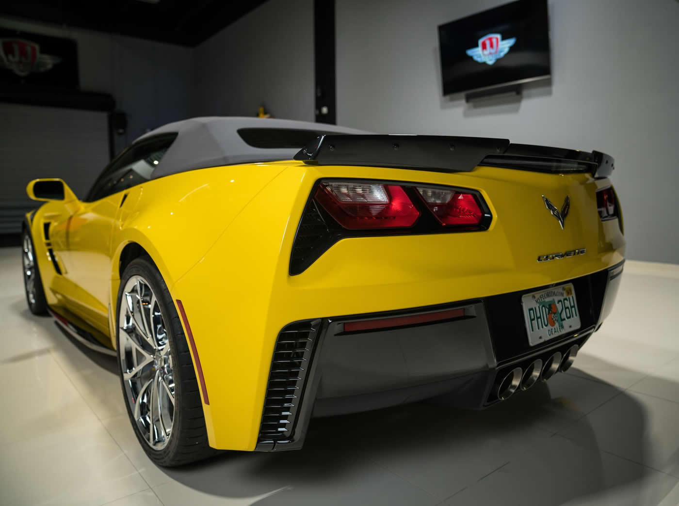 2019 Corvette Grand Sport Convertible in Corvette Racing Yellow