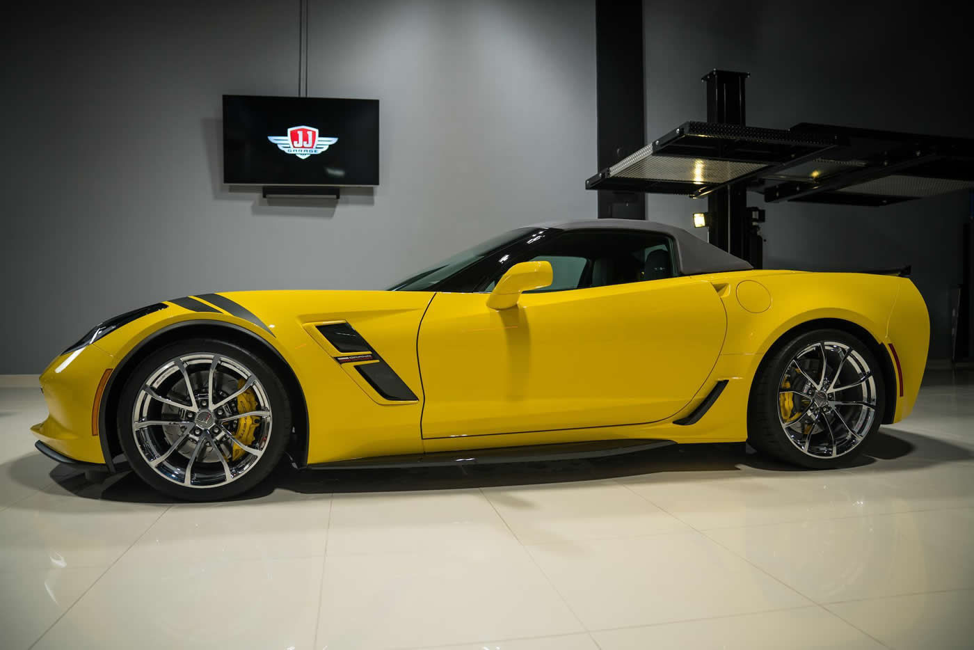 2019 Corvette Grand Sport Convertible in Corvette Racing Yellow