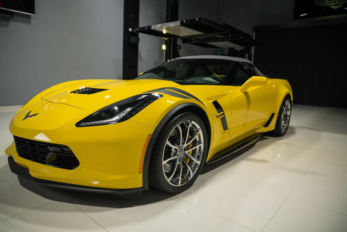 2019 Corvette Grand Sport Convertible in Corvette Racing Yellow