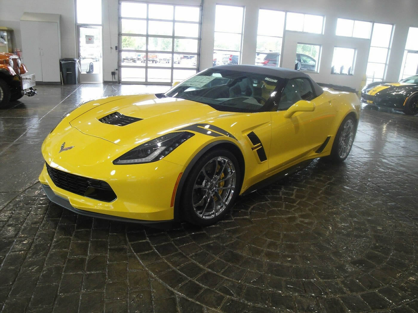 2019 Corvette Grand Sport Convertible in Corvette Racing Yellow