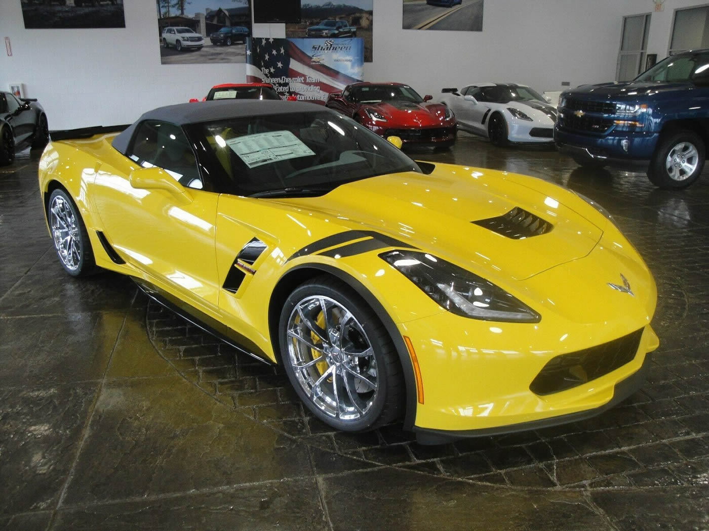2019 Corvette Grand Sport Convertible in Corvette Racing Yellow