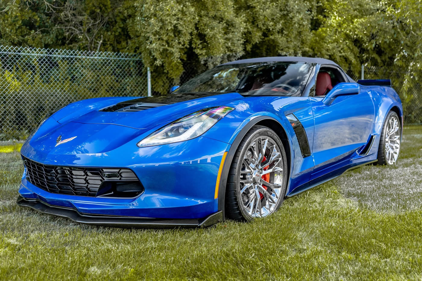 2019 Corvette Z06 Convertible in Elkhart Lake Blue Metallic