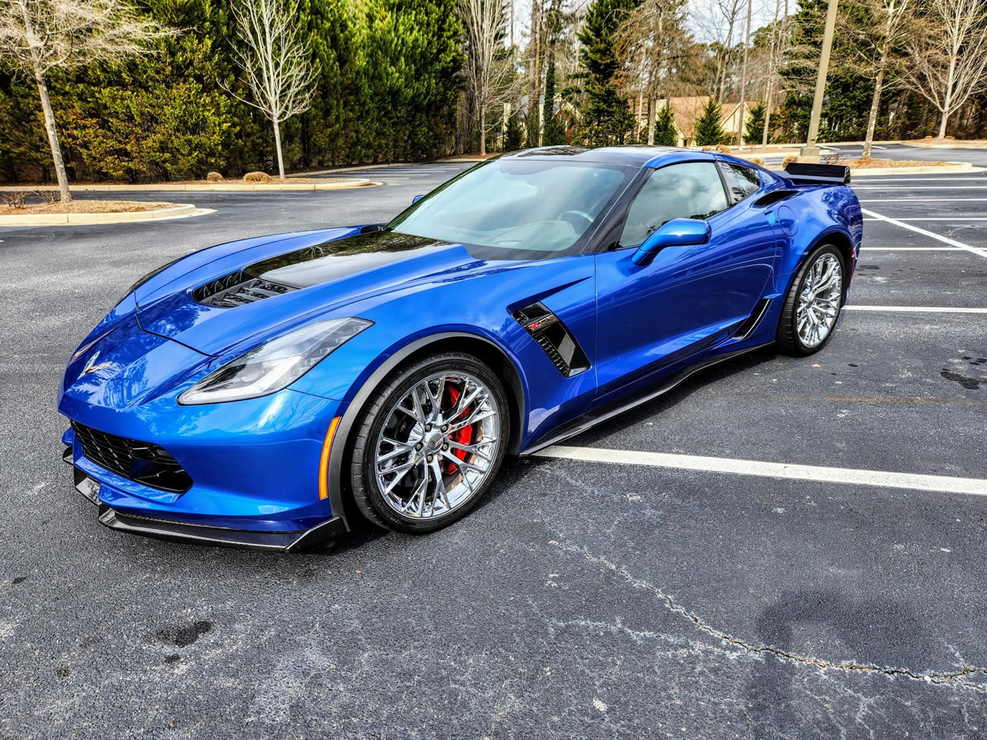 2019 Corvette Z06 Coupe in Elkhart Lake Blue Metallic