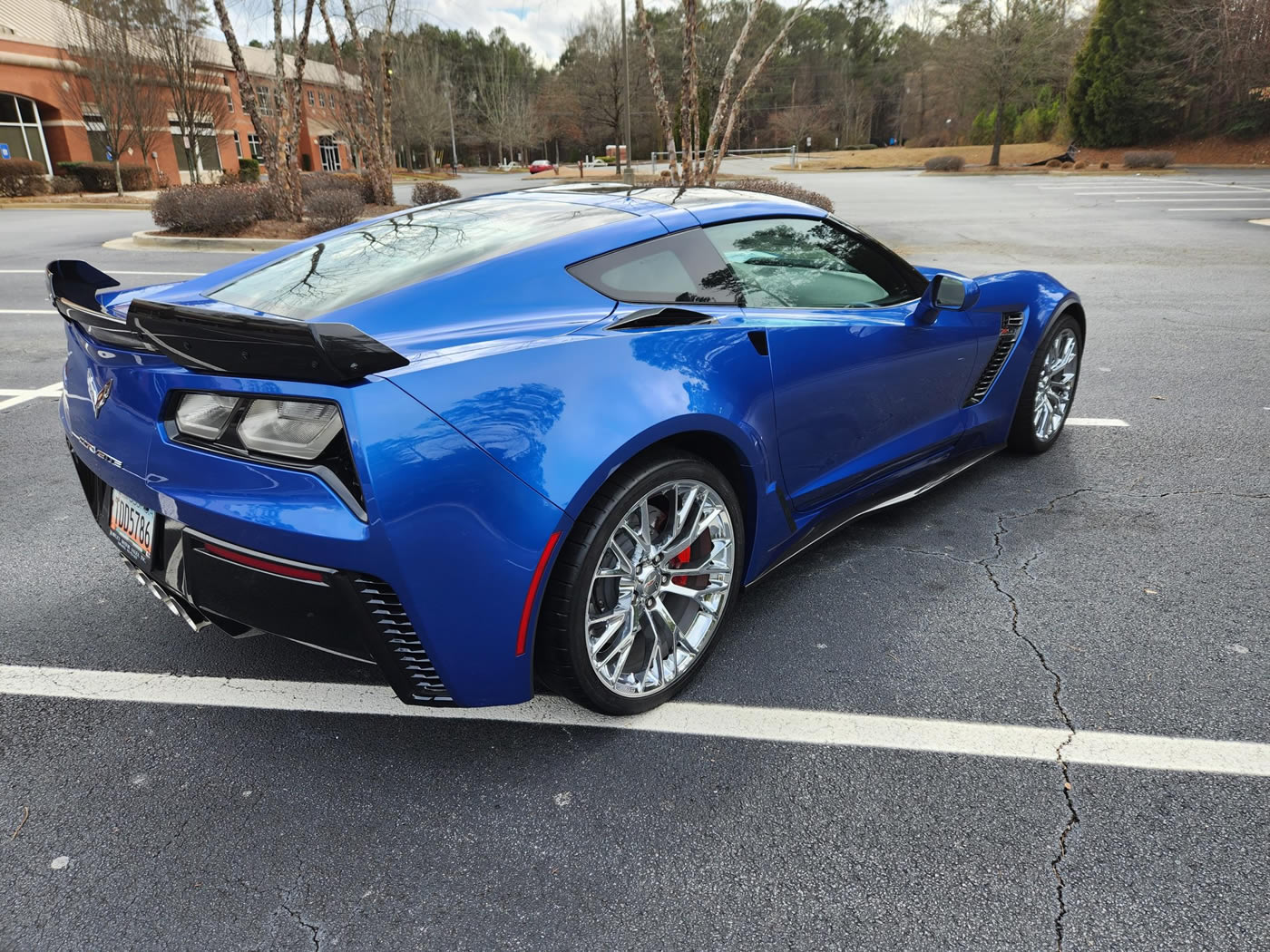 2019 Corvette Z06 Coupe in Elkhart Lake Blue Metallic
