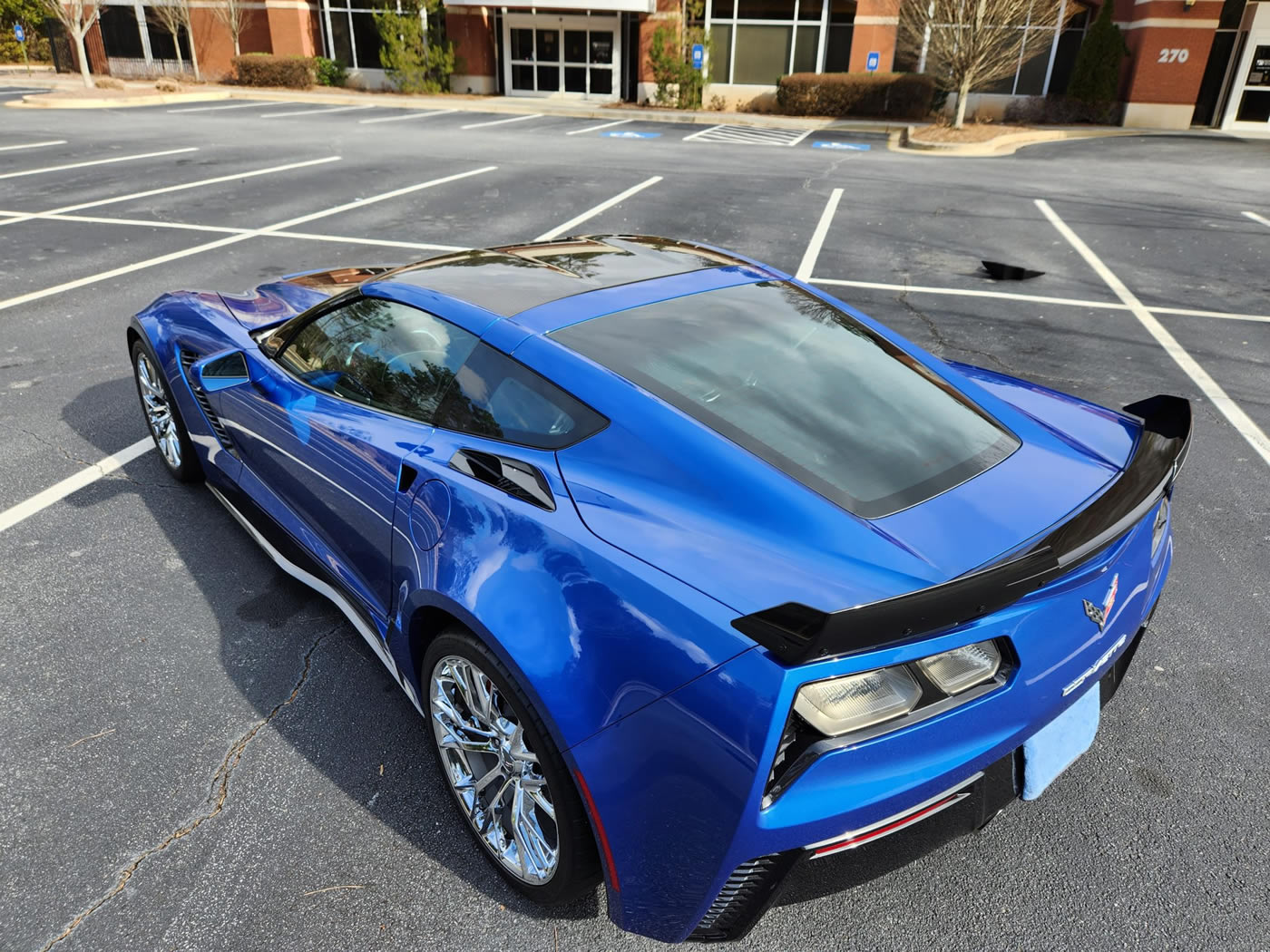 2019 Corvette Z06 Coupe in Elkhart Lake Blue Metallic