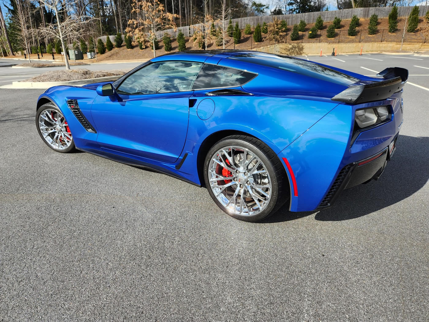 2019 Corvette Z06 Coupe in Elkhart Lake Blue Metallic